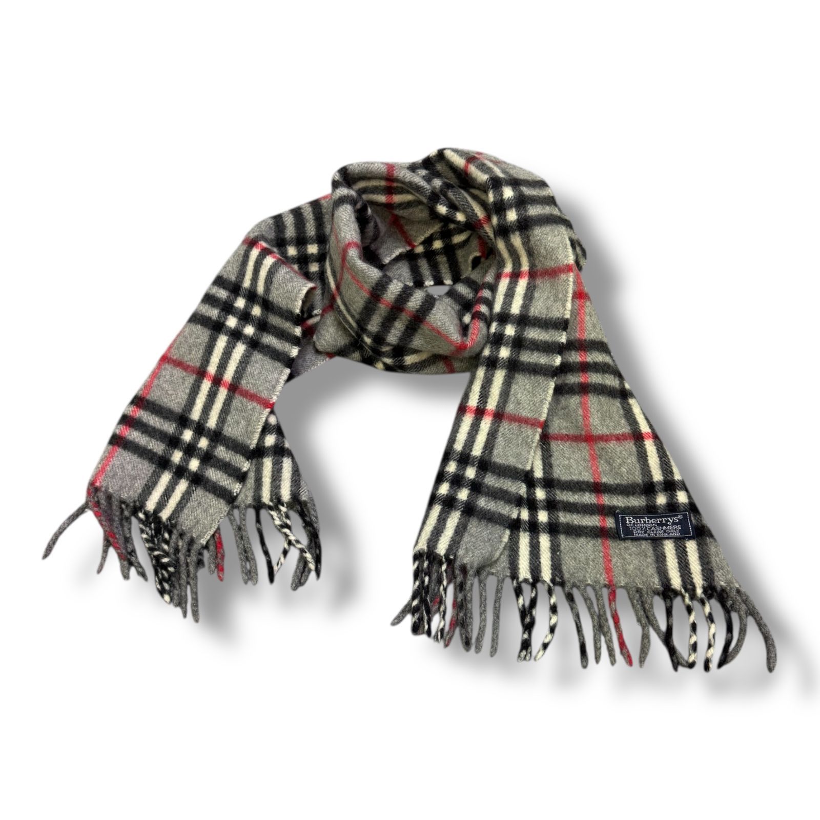 BURBERRY Cashmere check scarf カシミヤチェックスカーフ マフラー