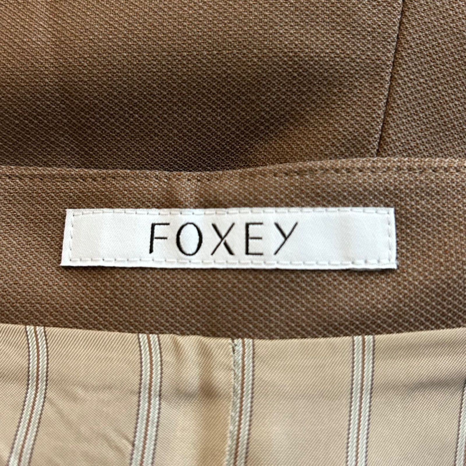 フォクシー Foxey Pants Modern Short ショートパンツ シルク ウール