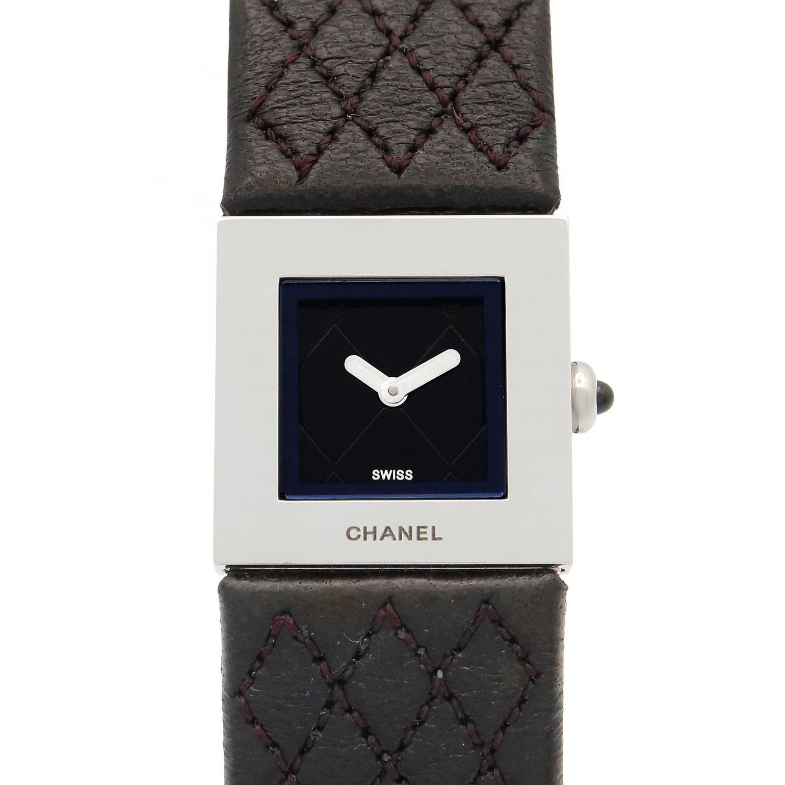 シャネル CHANEL 腕時計 マトラッセ H0116 ブラック ステンレス 