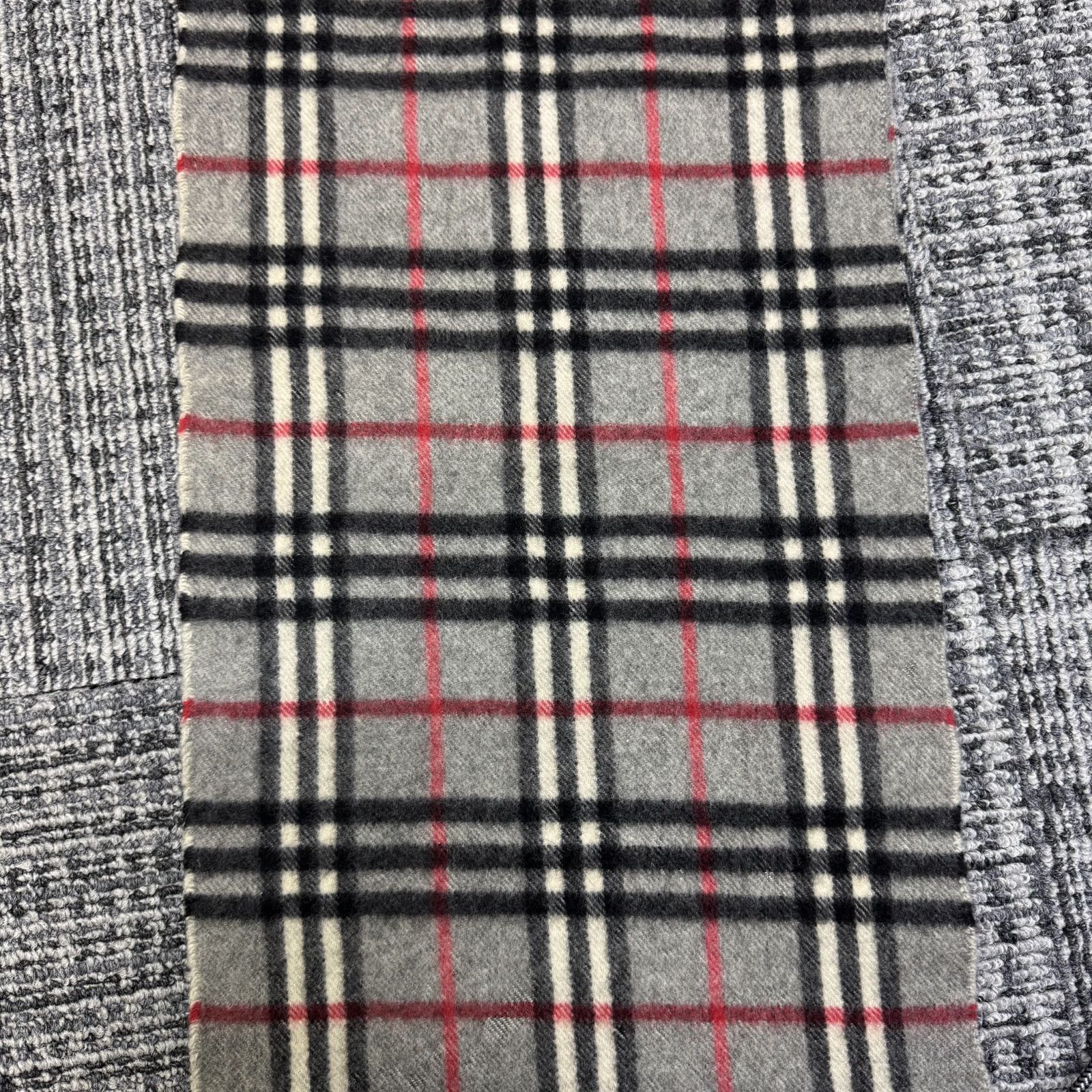 BURBERRY Cashmere check scarf カシミヤチェックスカーフ マフラー