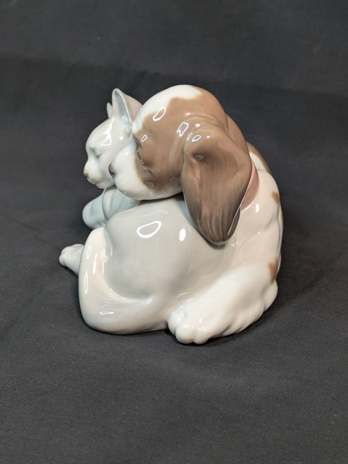 リヤドロ LLADRO フィギュリン 6599 いつも一緒 犬 猫 陶磁器 置物