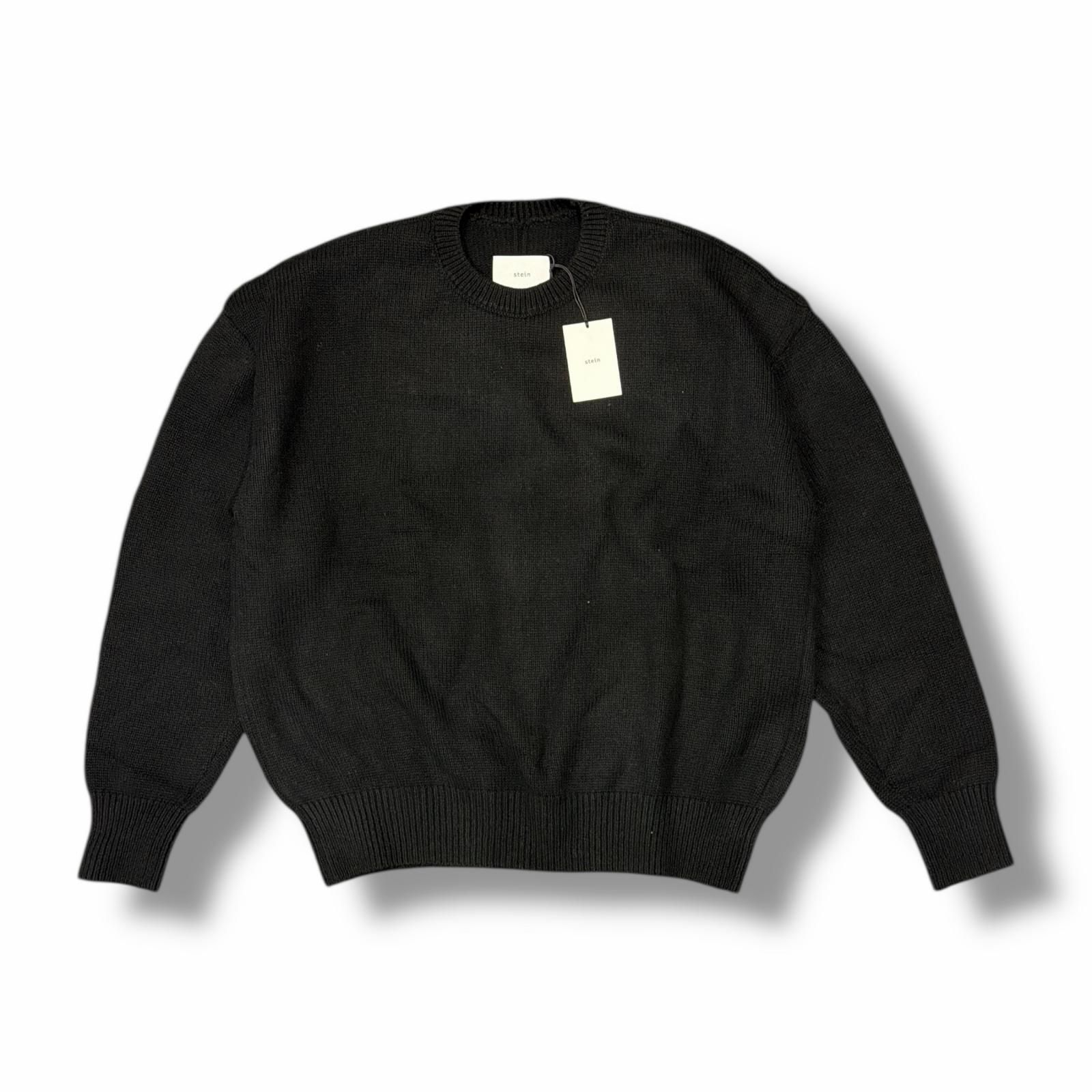 参考上代36300円 未使用 stein(ssstein) 21AW EX FINE LAMBS CREW NECK 
