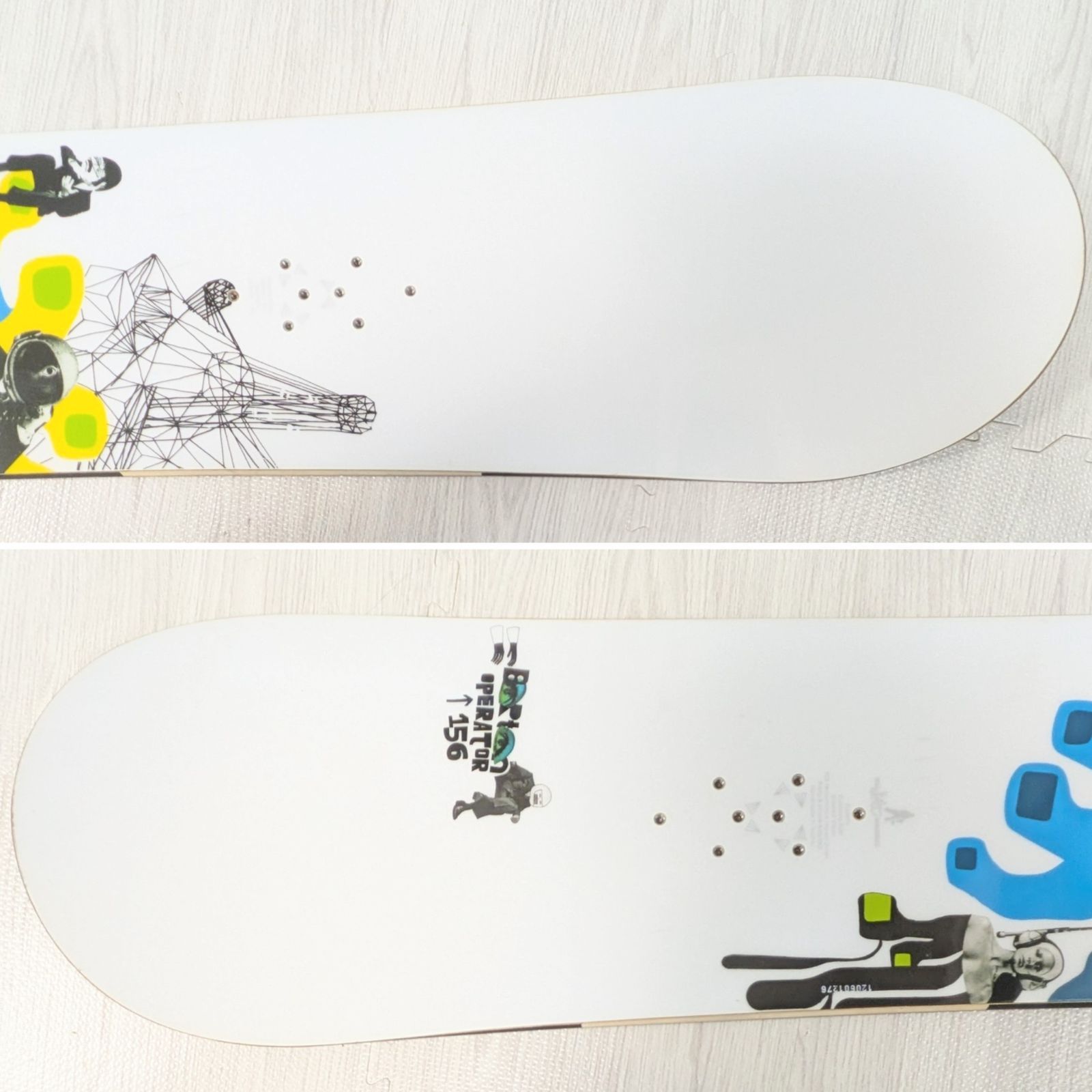 良品 BURTON Operator バートン 156cm スノーボード ホワイト