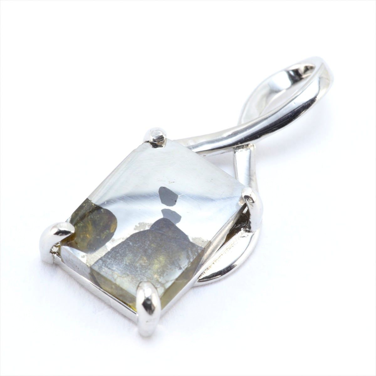 隕石　メテオライト　イミラック　ペンダントトップ付き イミラック 隕石 2.5g パラサイト ネックレス ペンダント トップ