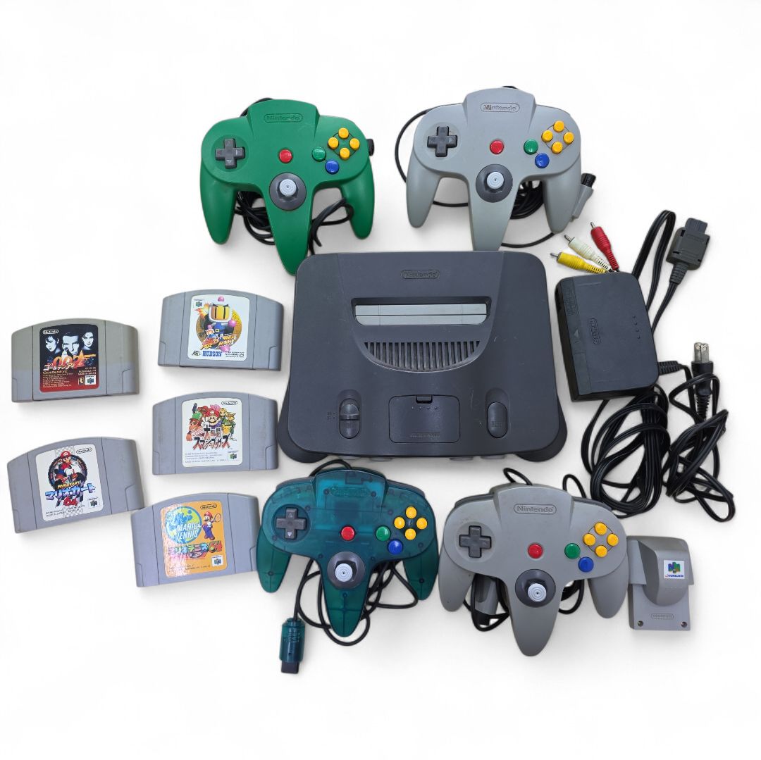 任天堂 64 本体 コントローラー ソフト セット ニンテンドー