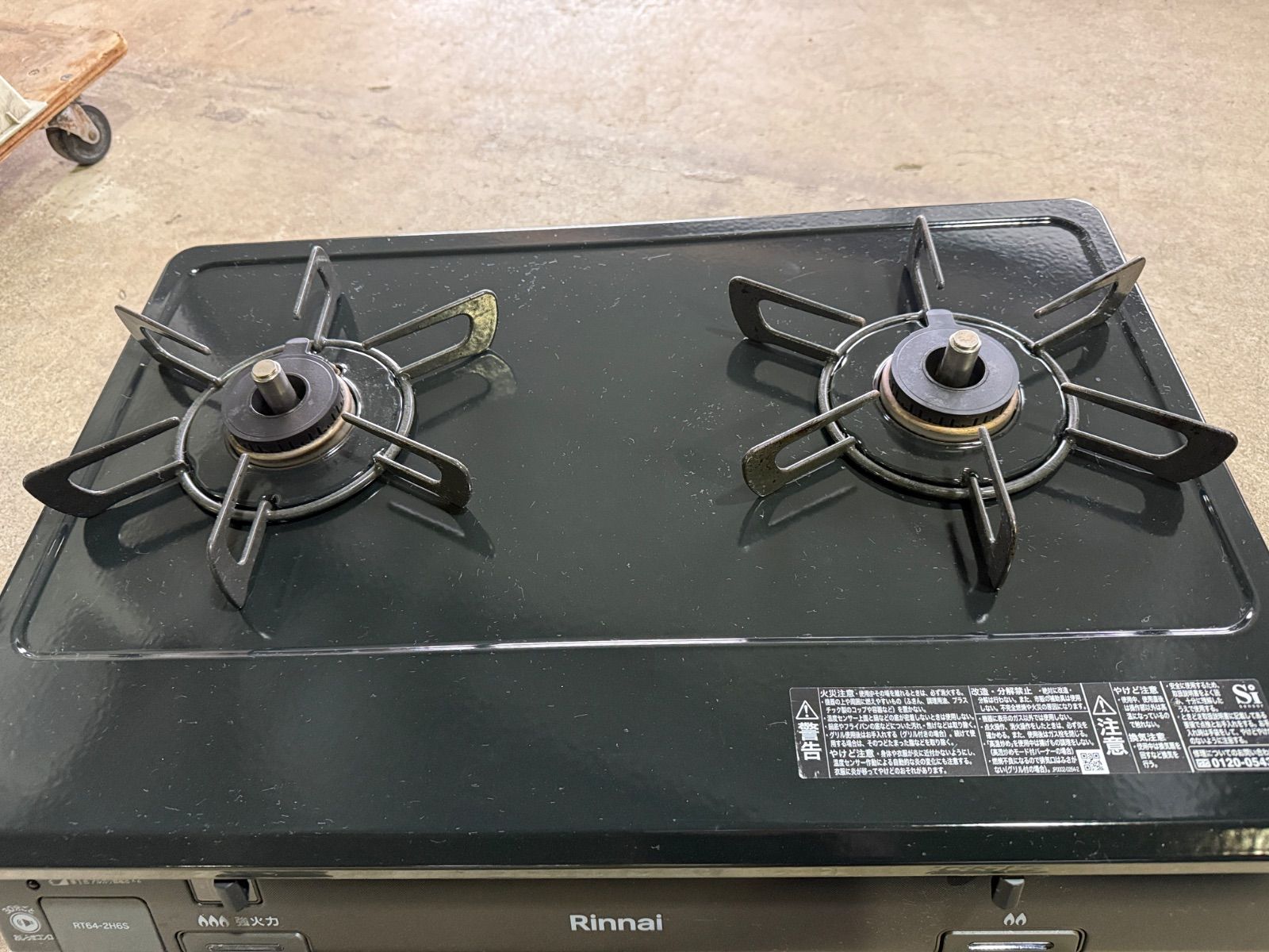 Rinnai ガスコンロ 都市ガス用 RT64-2H6S-L 2024年製 - メルカリ