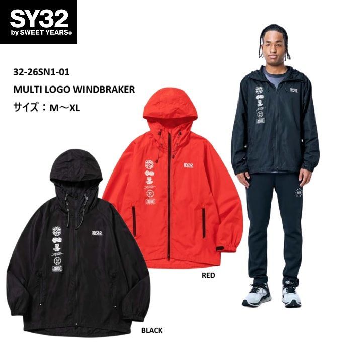 SY32 by SWEET YEARS ウィンドブレーカー ロング 長袖 メンズ ゴルフ