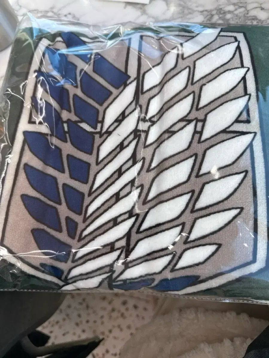 進撃の巨人フランクバーガー コラボレーション ケープブランケット