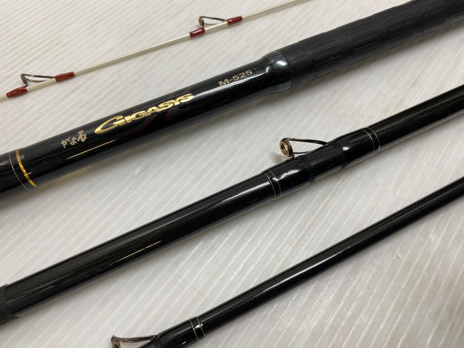 中古品】がまかつ がま石 ギガシス GIGASYS M-525 石鯛 磯竿 ○YR