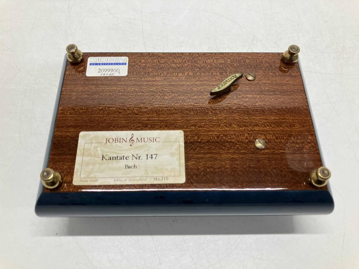 JOBIN OF SWIZERLAND オルゴール　３曲入　スイス製 JOBIN OF SWIZERLAND オルゴール 3曲入 スイス製 3/7まで値下！スイス
