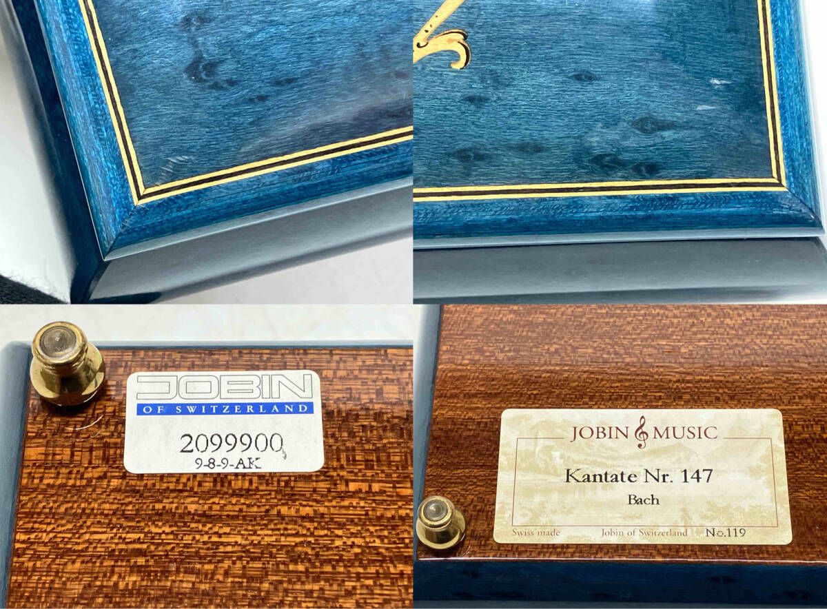 動作確認済み】JOBIN MUSIC BOX オルゴール スイス製 'Kantate Nr.147
