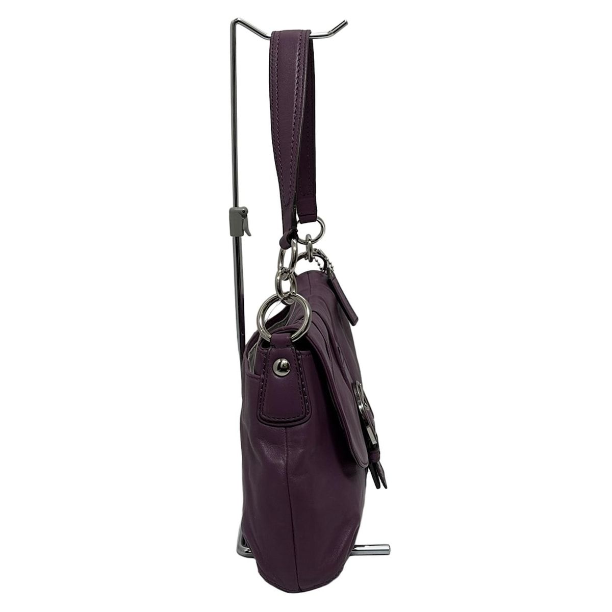 COACH(コーチ) ショルダーバッグ美品 ソーホー レザー フラップ 