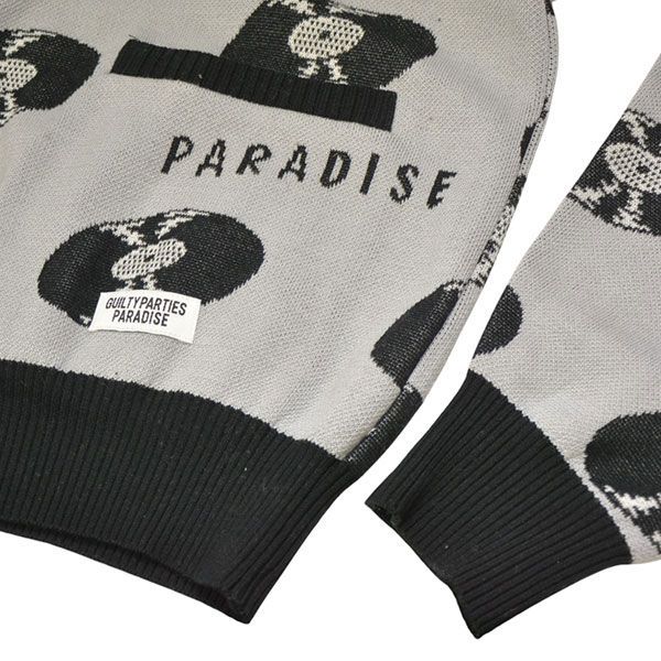 WACKO MARIA ワコマリア 2024SS RECORDS JACQUARD KNIT CARDIGAN