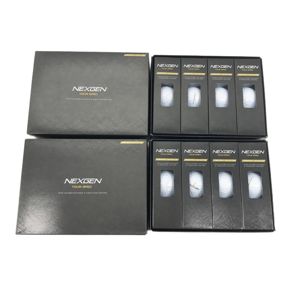 NEXGEN ネクスジェン 2024年 TOUR SPEC ゴルフボール 2ダース ホワイト