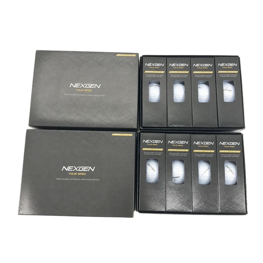 NEXGEN ネクスジェン 2024年 TOUR SPEC ゴルフボール 2ダース ホワイト
