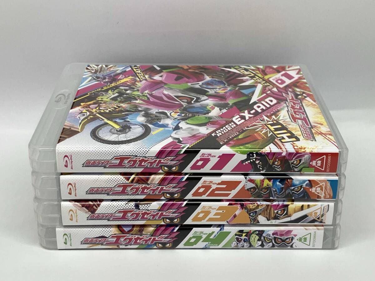 付属品 全4巻セット 仮面ライダーエグゼイド Blu-ray 1~4 Disc