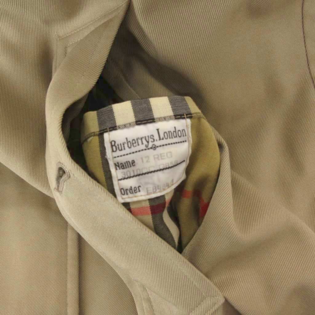 バーバリーズ Burberrys ヴィンテージ ステンカラーコート 裏地ノバ