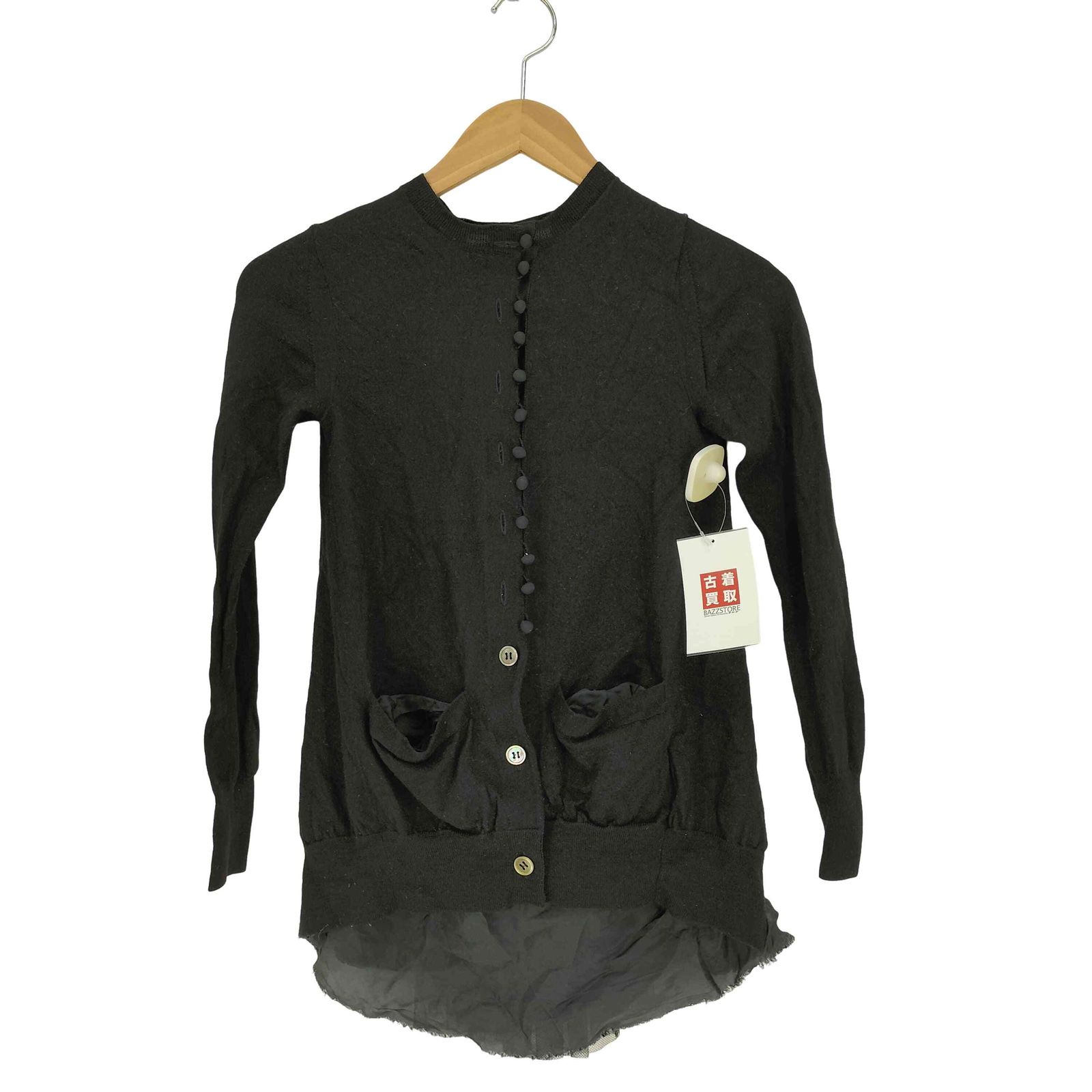 サカイラック sacai luck ボタンデザイン レイヤードカーディガン