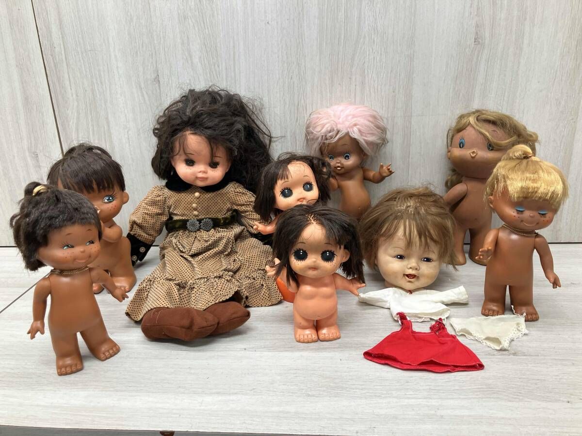 ジャンク 当時物 ソフビ 人形 ドール 赤ちゃん 水森亜土 など まとめ