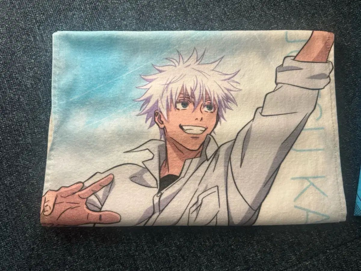 呪術廻戦 五条悟 アニメ版 2期 フェイス タオル バスケットバージョン