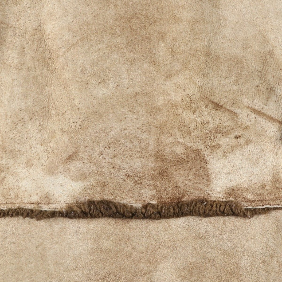 古着 AIR COMFORT ボア襟 シープスキン ムートンコート レディースL  