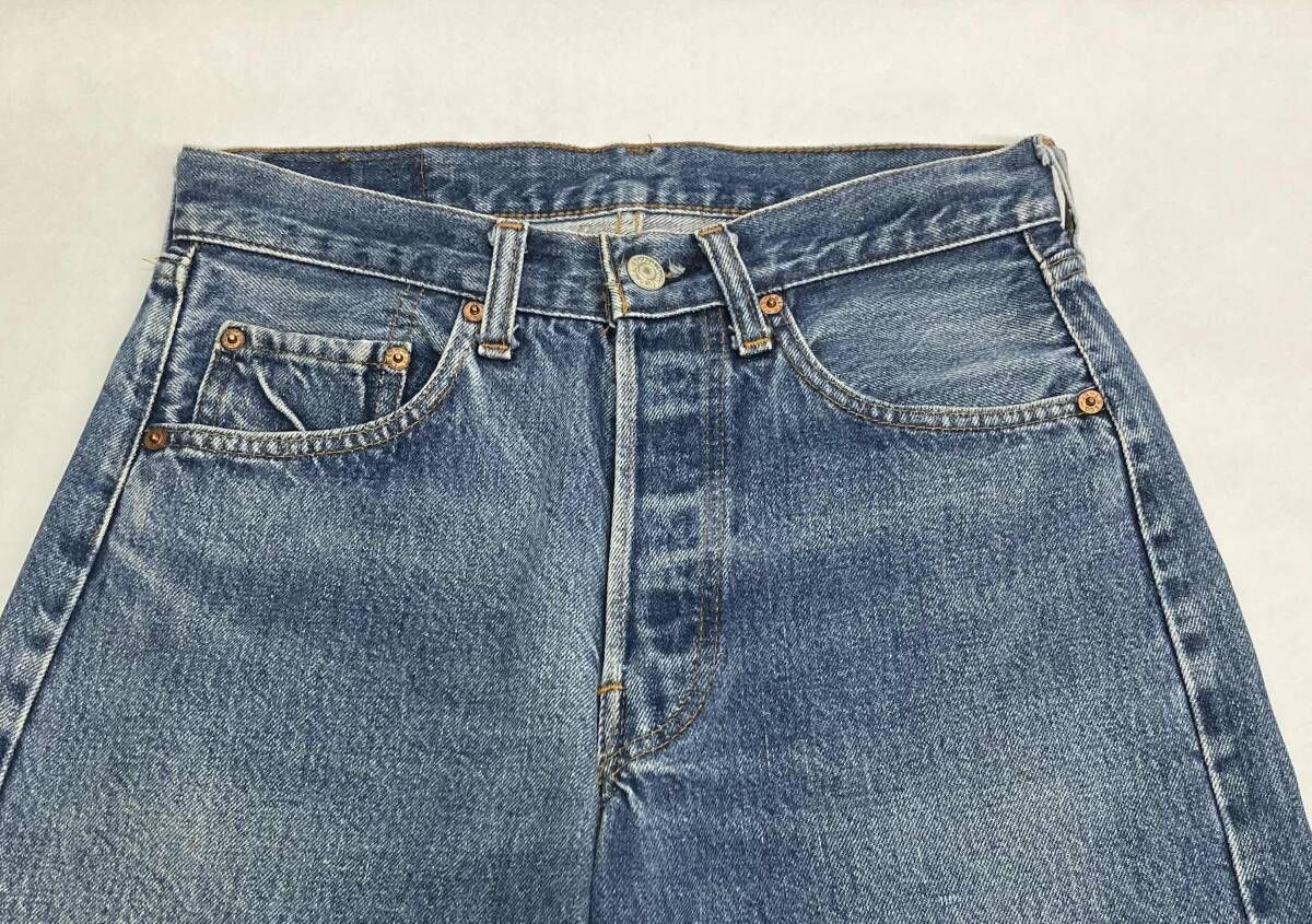 LEVI'S 501/66後期/リーバイス/デニム/ジーンズ/ボタン裏6/small e