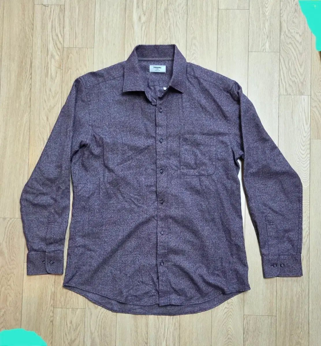 未使用 レロマ 冬物 長袖 Yシャツ 105 サイズ (メジャー写真参照