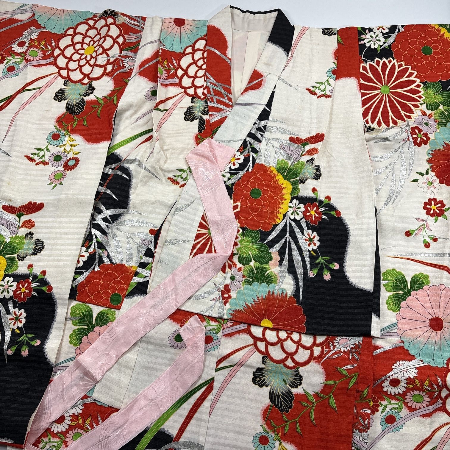 女児 着物 6枚 正絹 着物まとめ売り 同梱購入歓迎 リメイク用 【1359