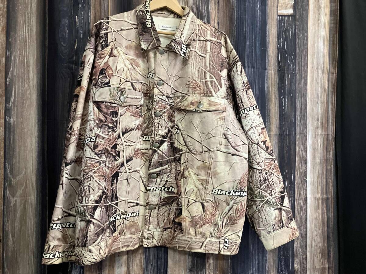 激レア】ブラックアイパッチ デニムジャケット 総柄Gジャン