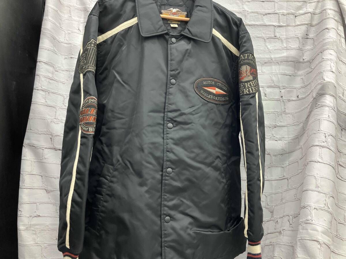 HARLEY DAVIDSON キルティングジャケット30172 ブラック 表記サイズL