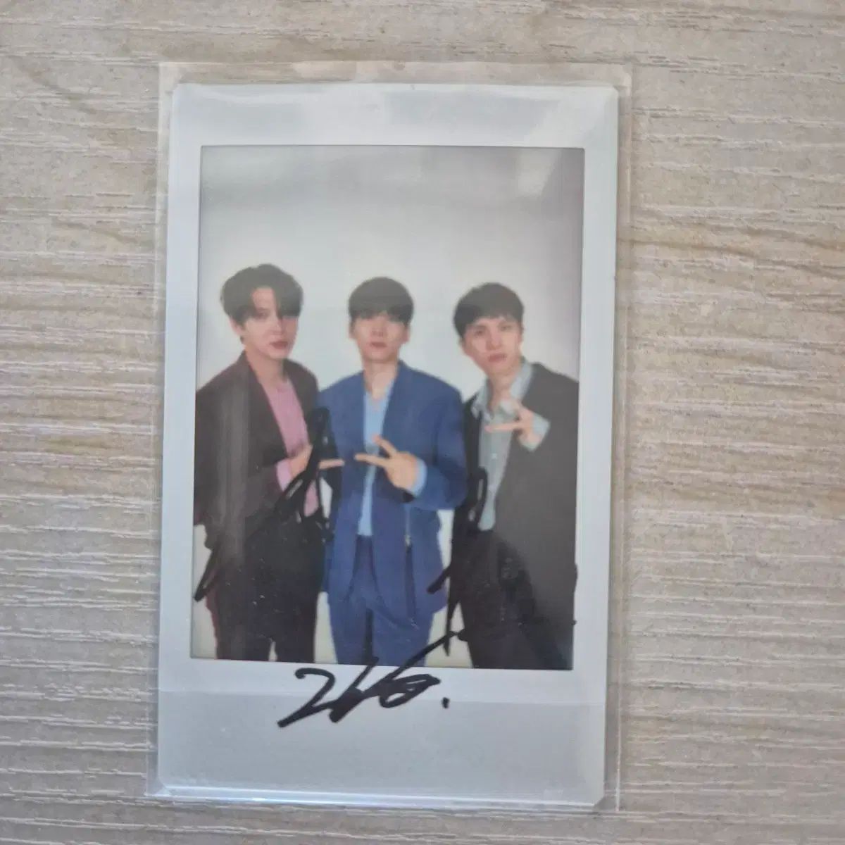 VIXX ヴィックス チョン テグン イ ジェファン ハン サンヒョク サイン チェキ ポラロイド