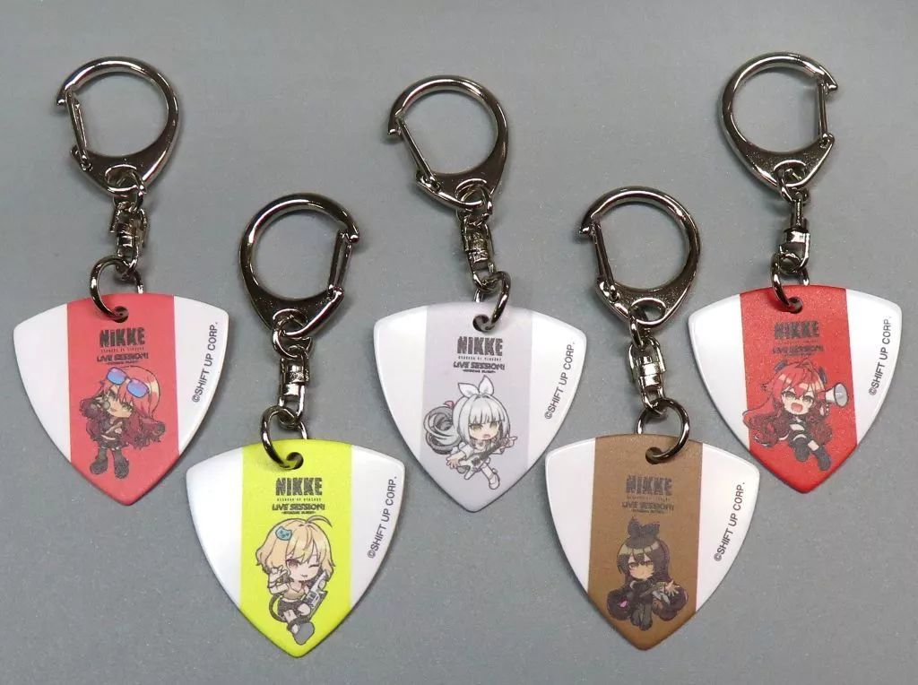 メガニケ　バンドライブ　VIPチケット 特典セット　ジュークボックスキーホルダー 中古】キーホルダー 集合 ピックキーホルダーセット 「勝利の女神