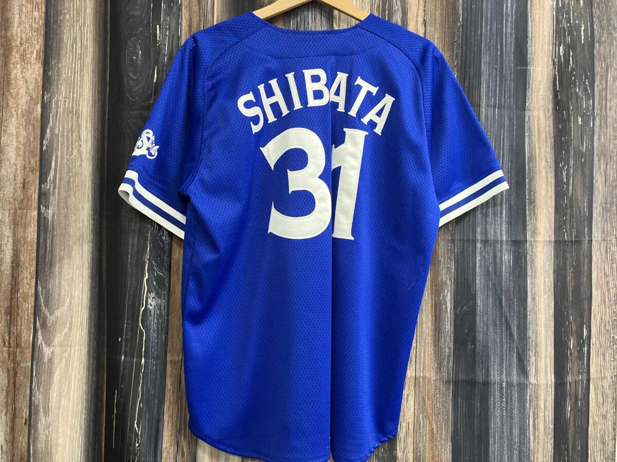 横浜DEeNAベイスターズ 復刻版 31番 柴田竜拓 レプリカユニフォーム M