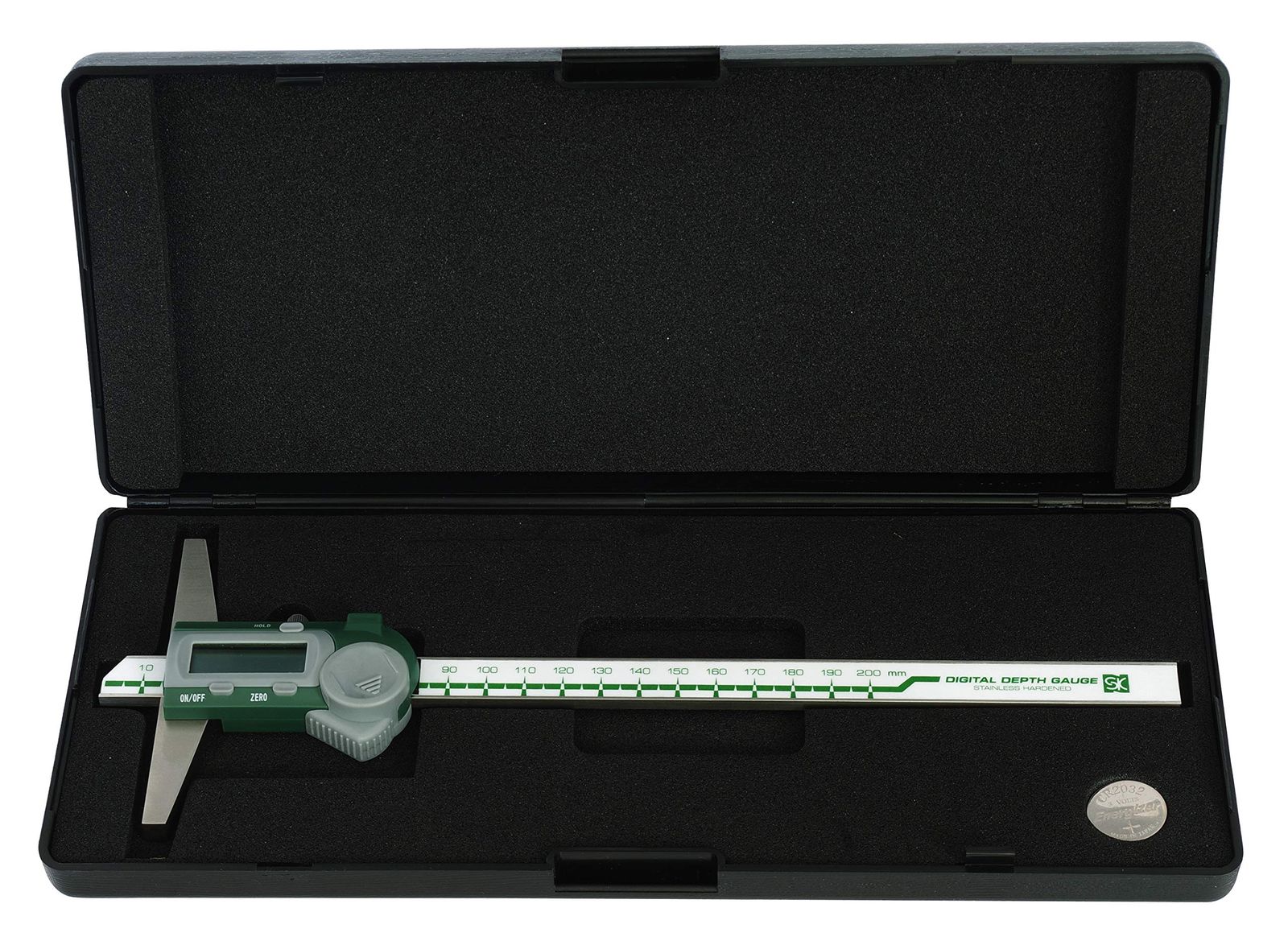 新潟精機 SK デジタルデプスゲージ 200 mm GDCS-200 D