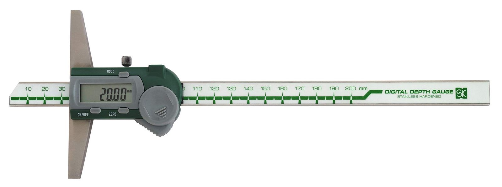 新潟精機 SK デジタルデプスゲージ 200 mm GDCS D