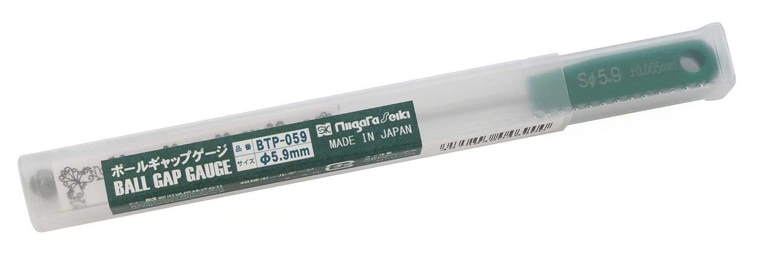 新潟精機 SK 日本製 ボールギャップゲージ ABS樹脂グリップ S φ5.9 BTP-059