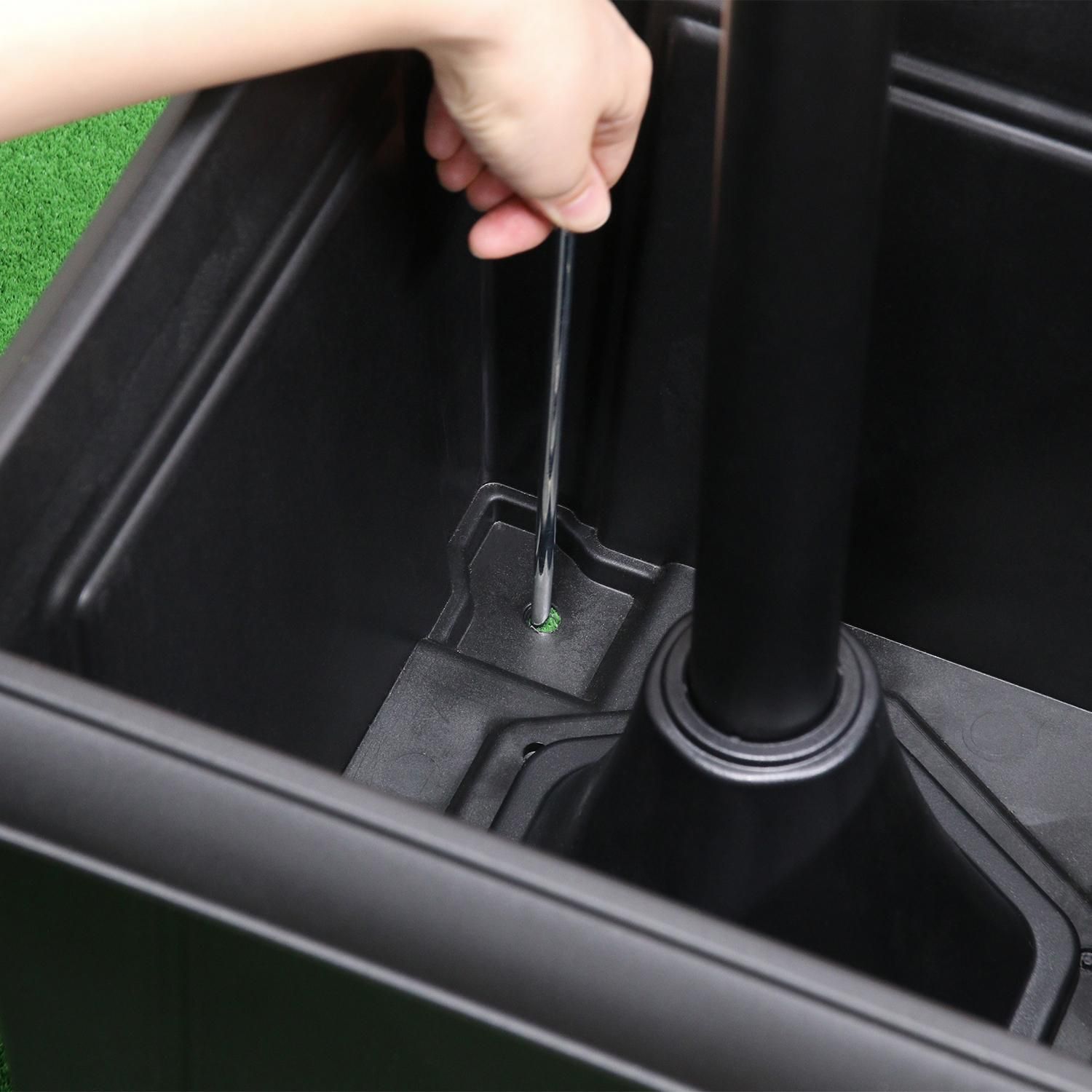 ガーデンスタンドライト プランター付