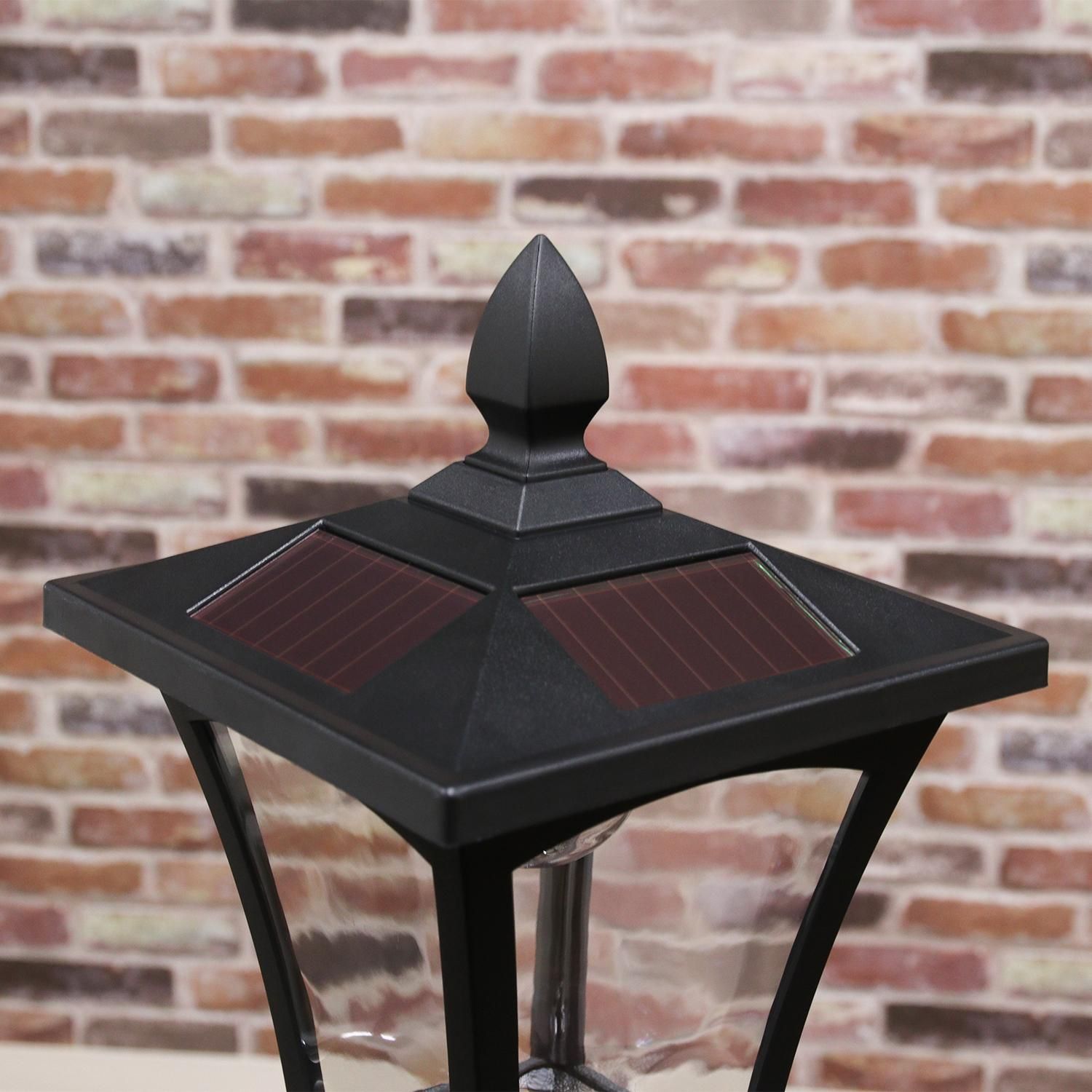  ♪LEDソーラー ガーデンスタンドライト プランター付 ガーデンライト アンティーク 街灯 街路灯 ガーデン ソーラーライト ソーラー充電 屋外照明 住宅設備