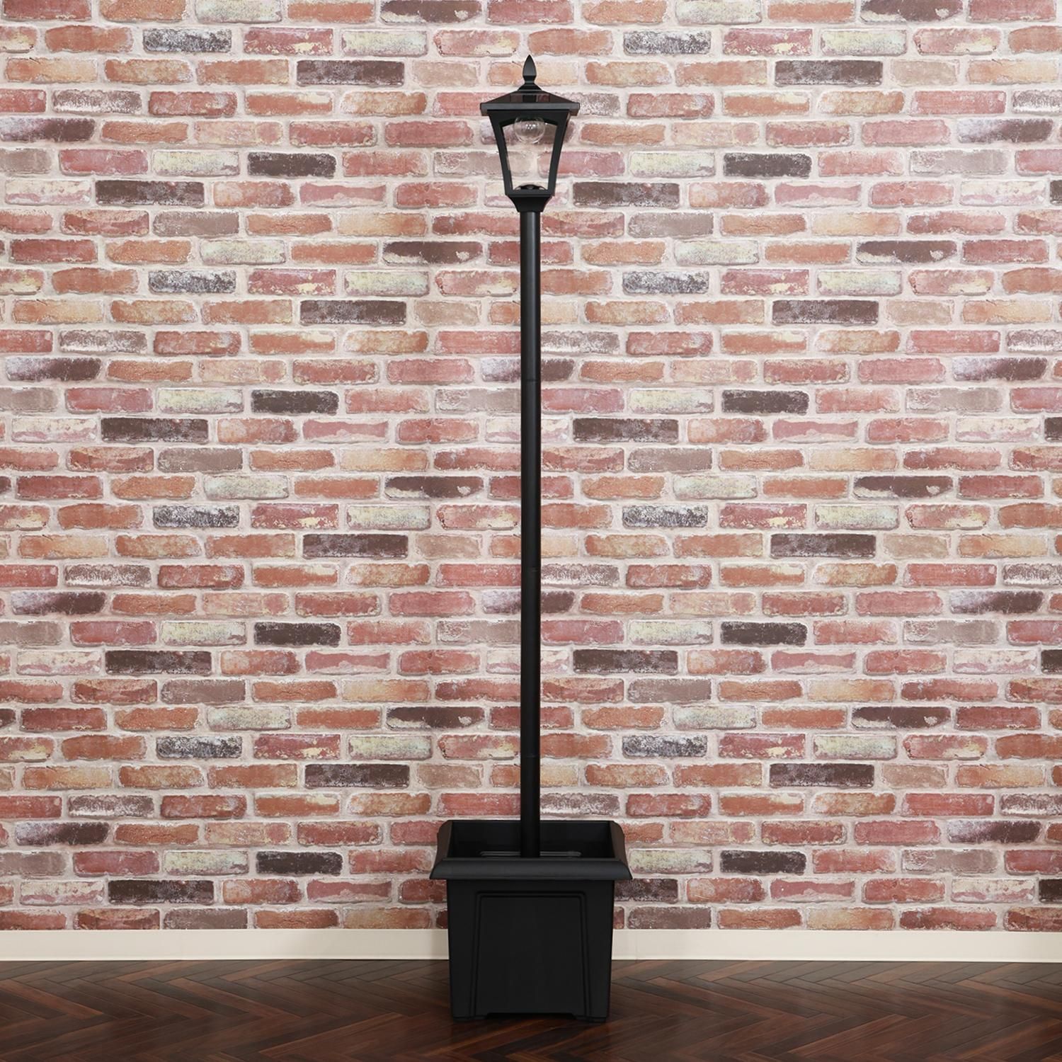 ♪LEDソーラー ガーデンスタンドライト プランター付 ガーデンライト アンティーク 街灯 街路灯 ガーデン ソーラーライト ソーラー充電