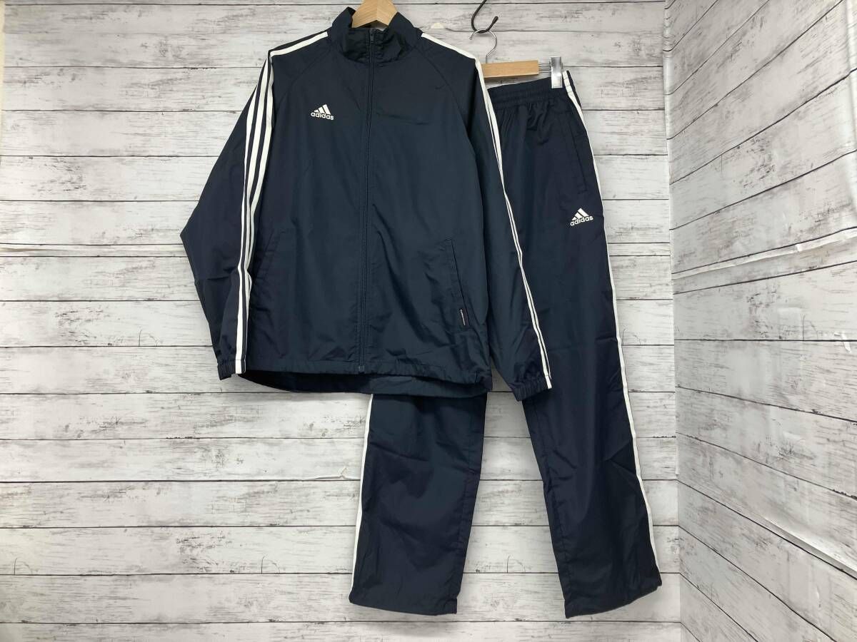 adidas／ジャージ／セットアップ／ネイビー／Mサイズ - メルカリ