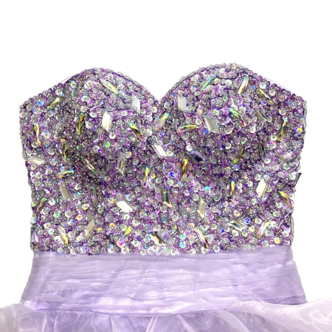 angelr ドレス　S ラベンダー　シュガー AngelR / エンジェルアール】ショートインロングドレス ラベンダー