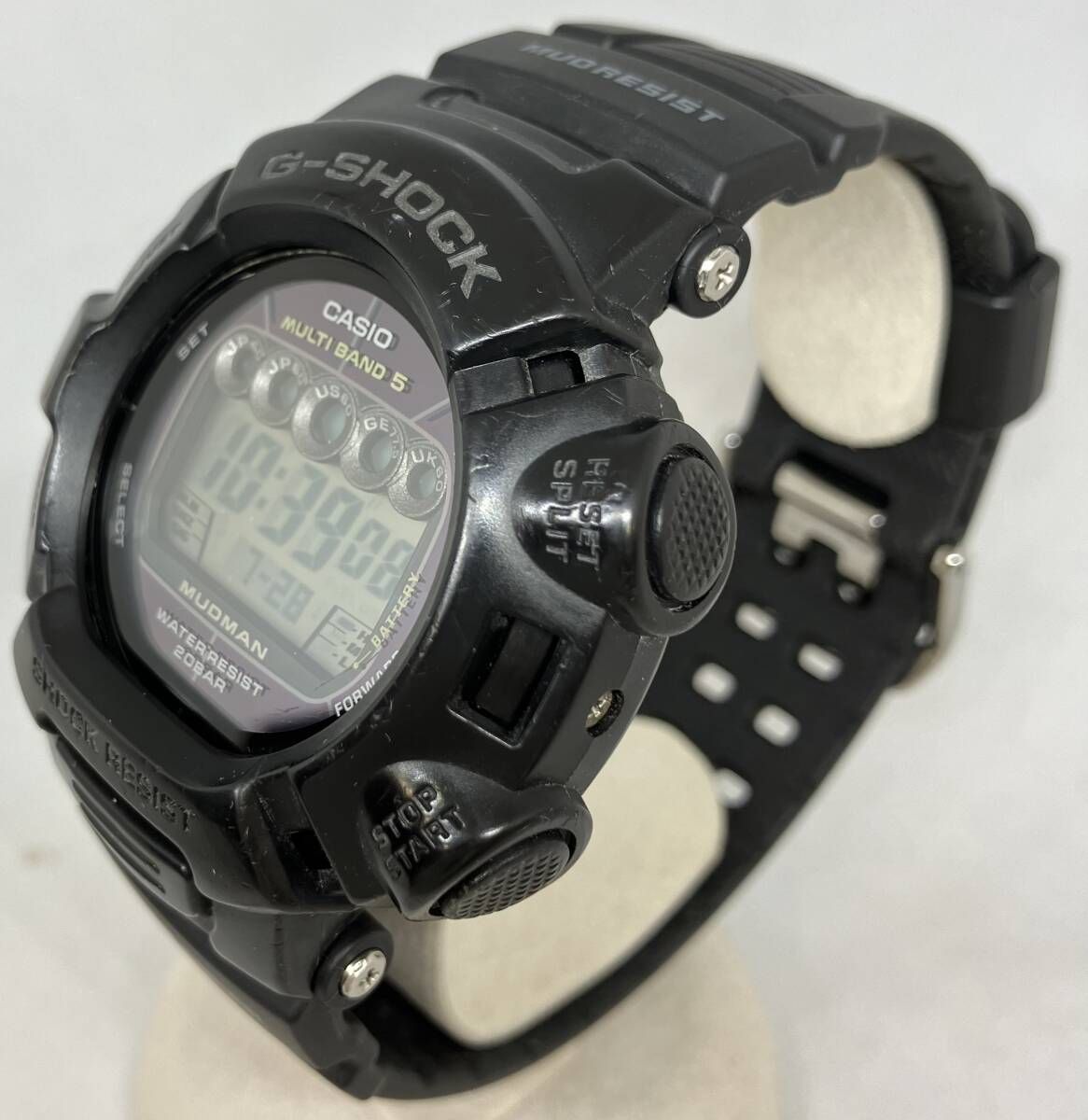 【美品/希少】G-SHOCK MUDMAN マッドマンGW-9000 ブラック 極美品 G-SHOCK GW-9000 MUDMAN マッドマン 電波ソーラー Gショック