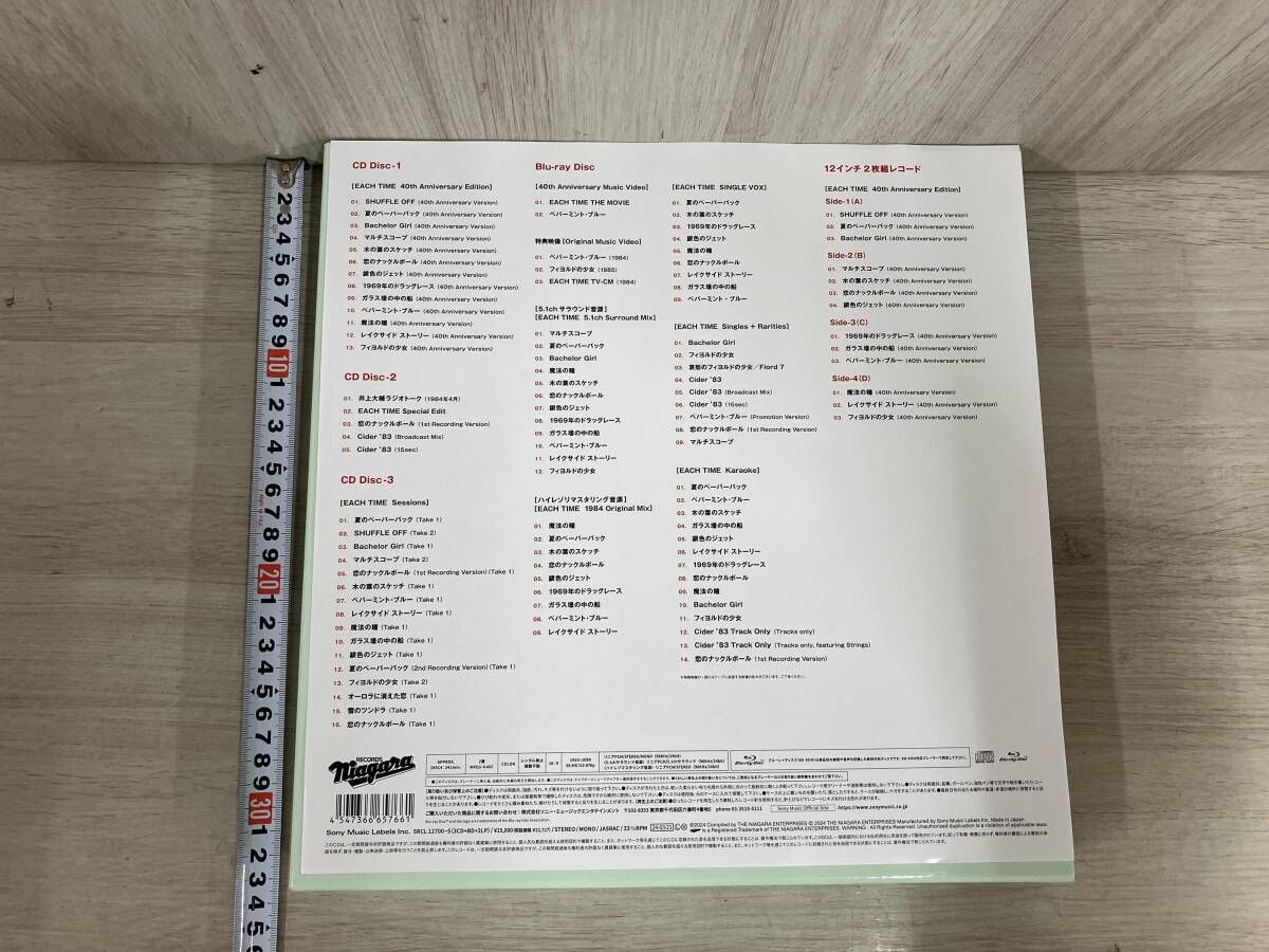 大滝詠一 大瀧詠一 CD EACH TIME 40 th Anniversary VOX 完全生産 盤 3 Blu-ray Audio 2 LP