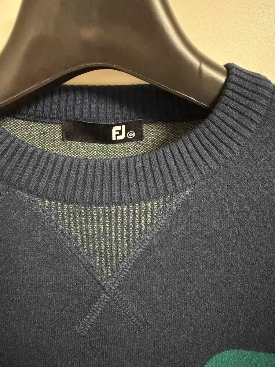 新品 ⭐︎ フットジョイ FJ ニット レディース 新品) FootJoy フットジョイ レディース FJ CHECK ニット XS ネイビー