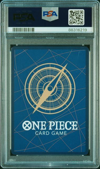 PSA10】[エラー版]モンキー・D・ルフィ(SR){黄}〈OP07-109