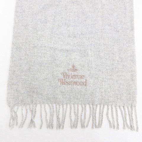 Vivienne Westwoodサターンウールマフラーストールフリンジ 【公式通販】