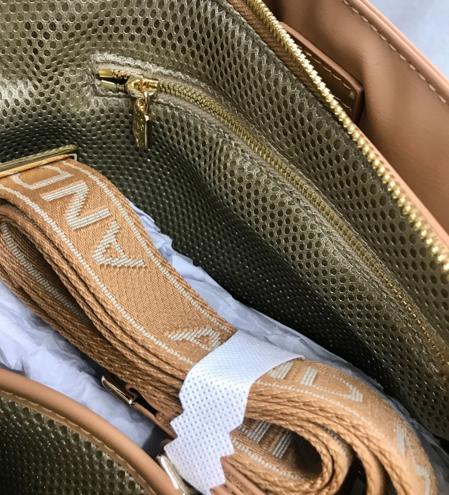  my name ラウンドバッグ大 ブラウン ユーティリティ ゴルフバッグ キャディバッグ ゴルフ