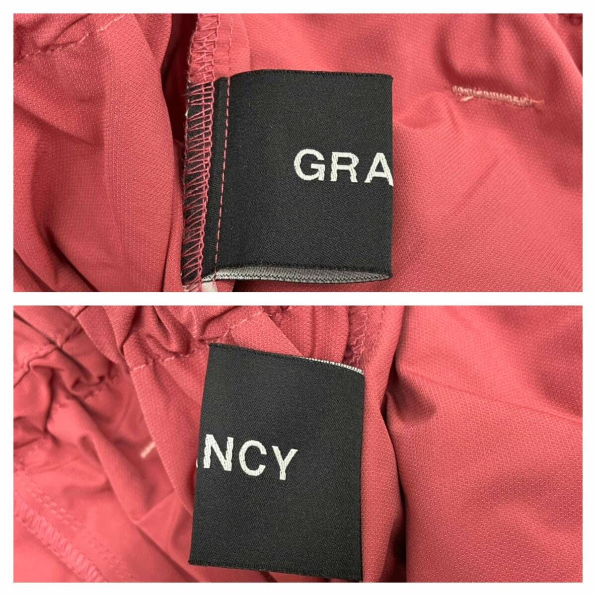 GRANCY グランシー ロングパンツ GRApt1335 ボタンレイヤードデザイン