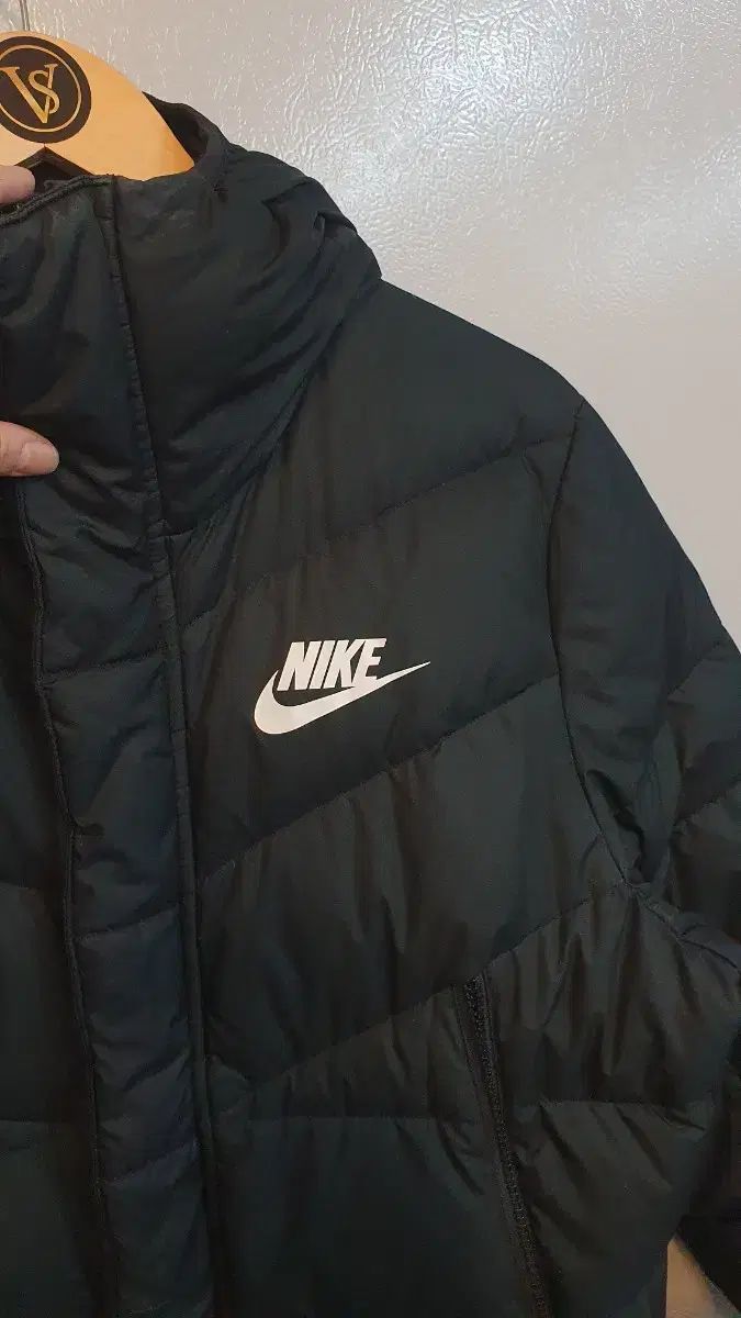 NIKE ブラック ロングダウンジャケット M (身長165-175cm ユニセックス