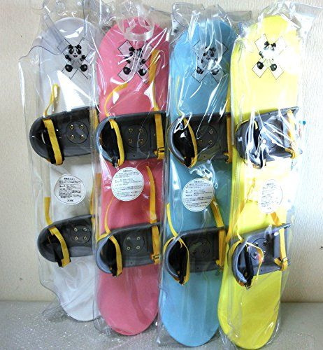 キッズ ジュニア 長靴やブーツで気軽に楽しもう♪子供用パンダスノーボード 90 cm イエロー ホワイト m f 2123 a 04